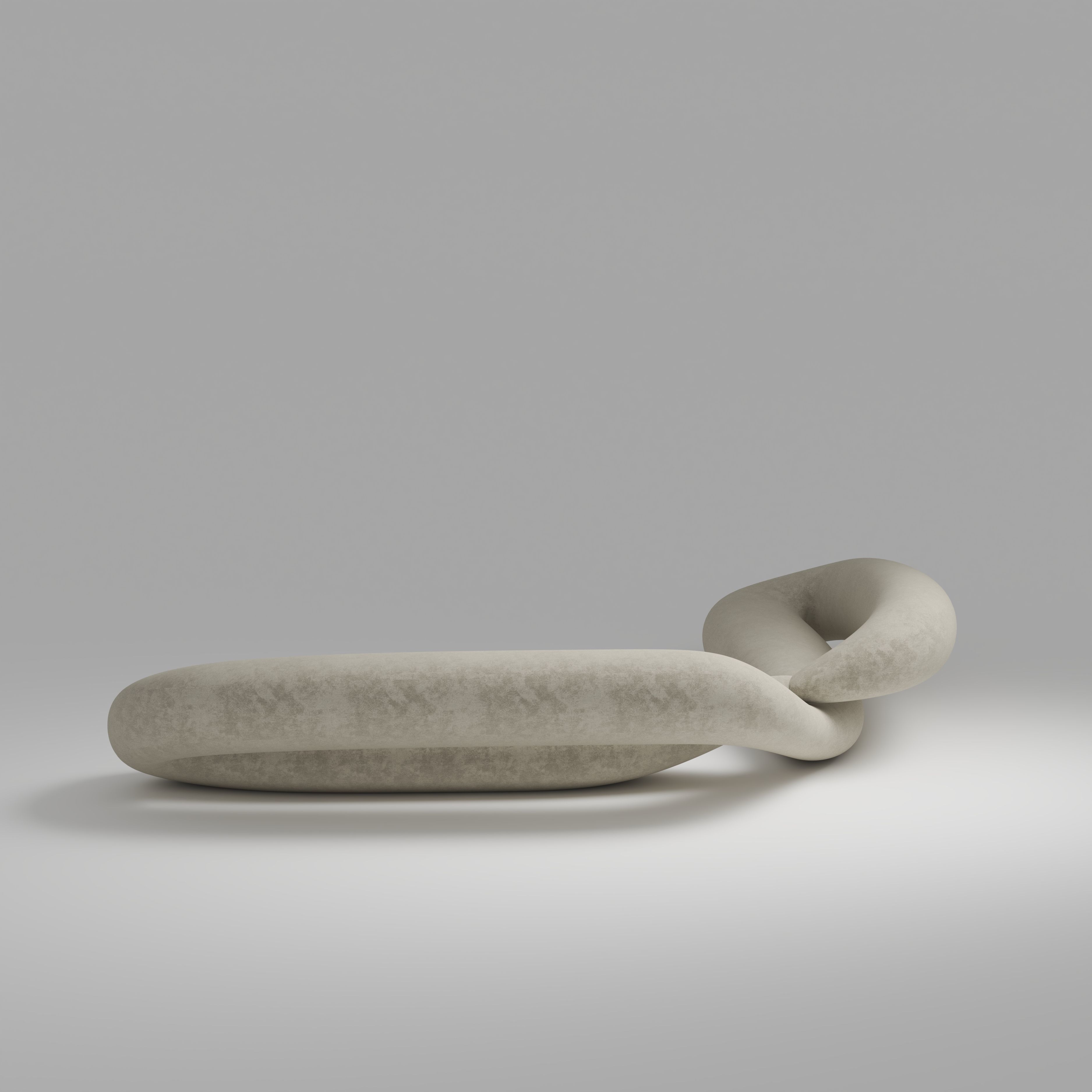 Modern sofa Low-poly 3D model_3