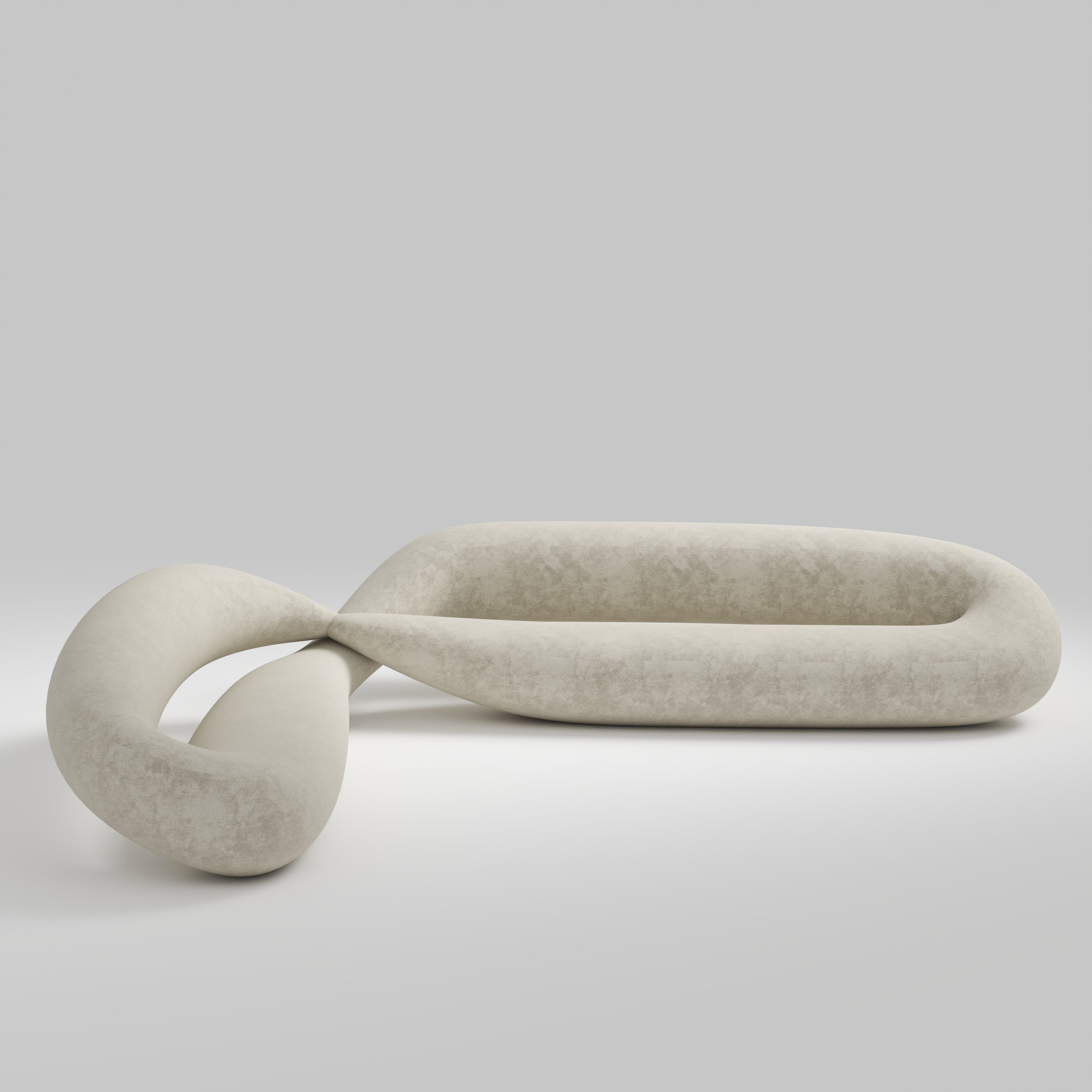 Modern sofa Low-poly 3D model_5