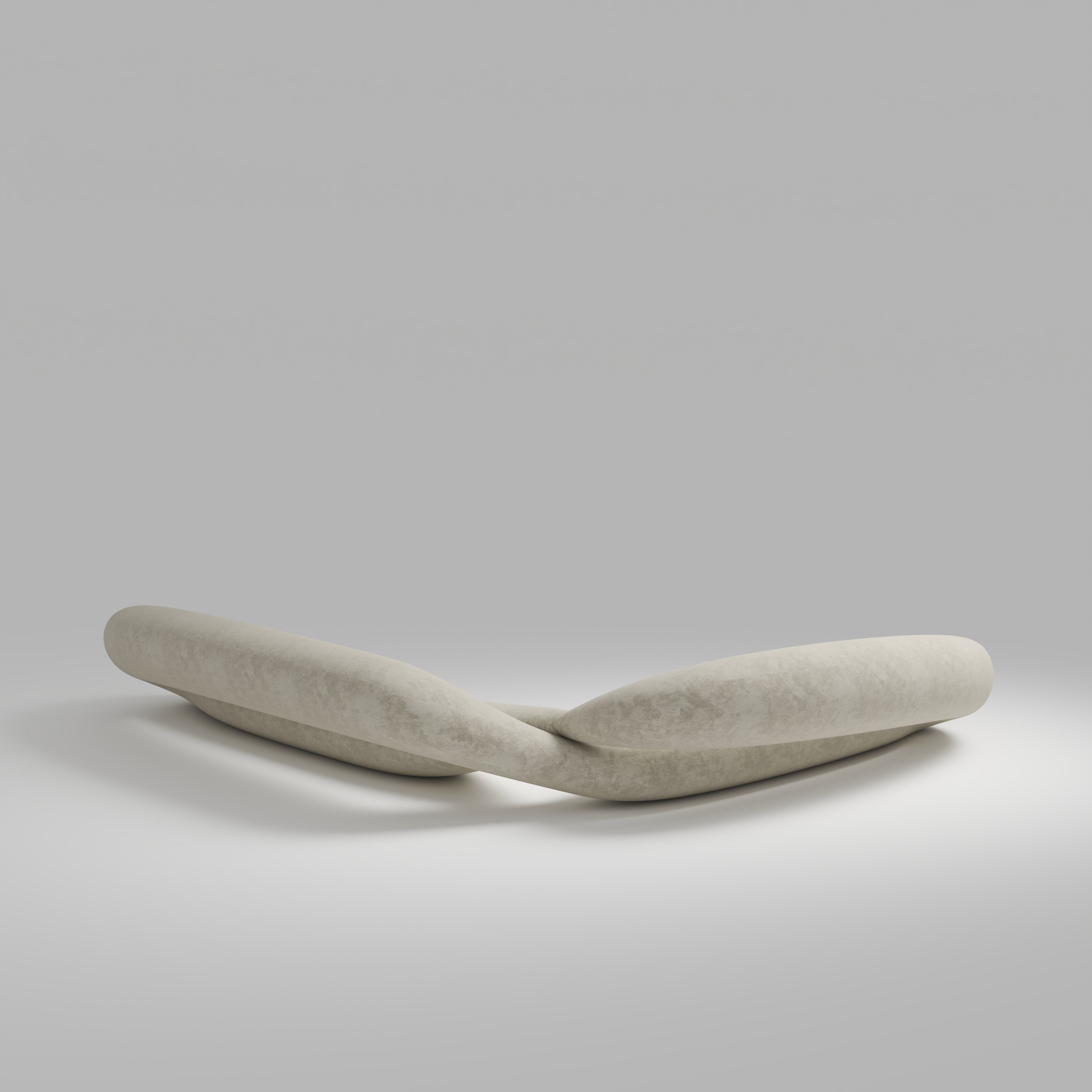 Modern sofa Low-poly 3D model_2