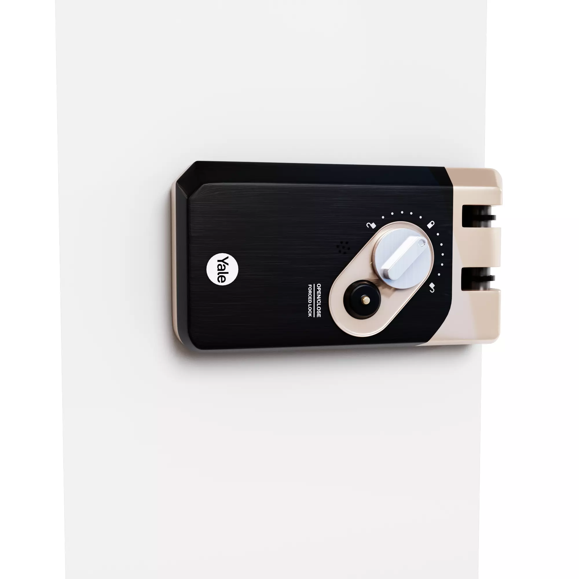 Large Digital Door Lock 3D model YDR 41A Low-poly 3D model Low-poly 3D model_1