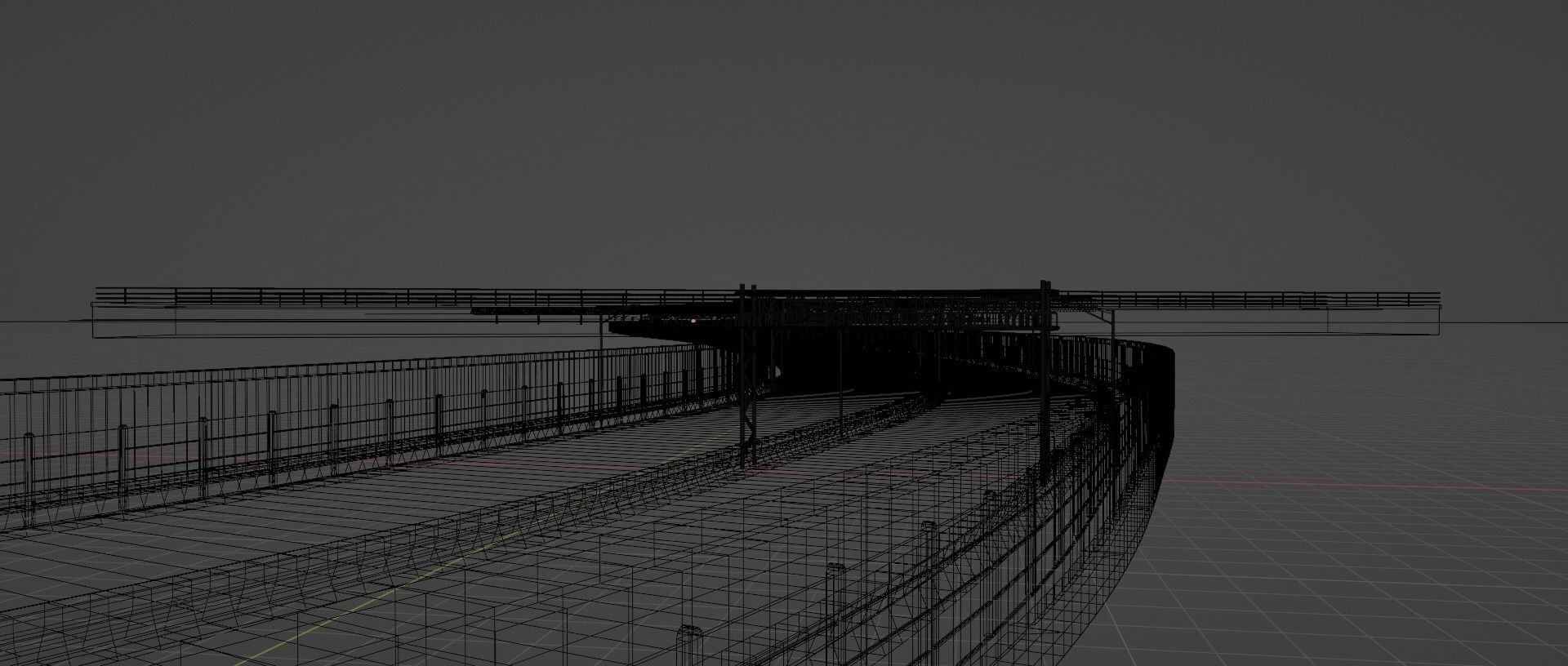 Highway road 3D model_8