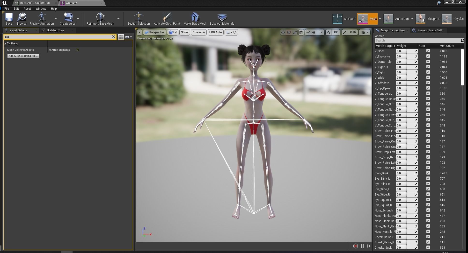 Asian Elegance girl Woman japanese korean Chinese Low-poly 3D model_26