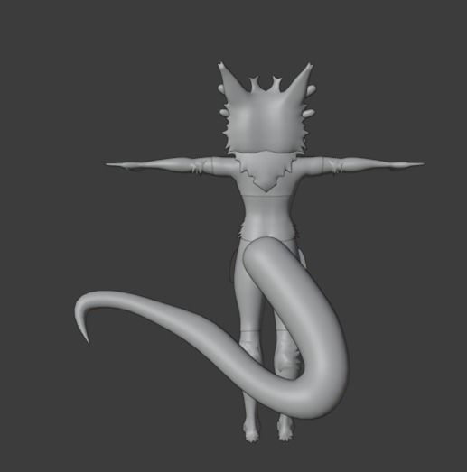 Protogen Fire Fall 3D Model  3D model_3