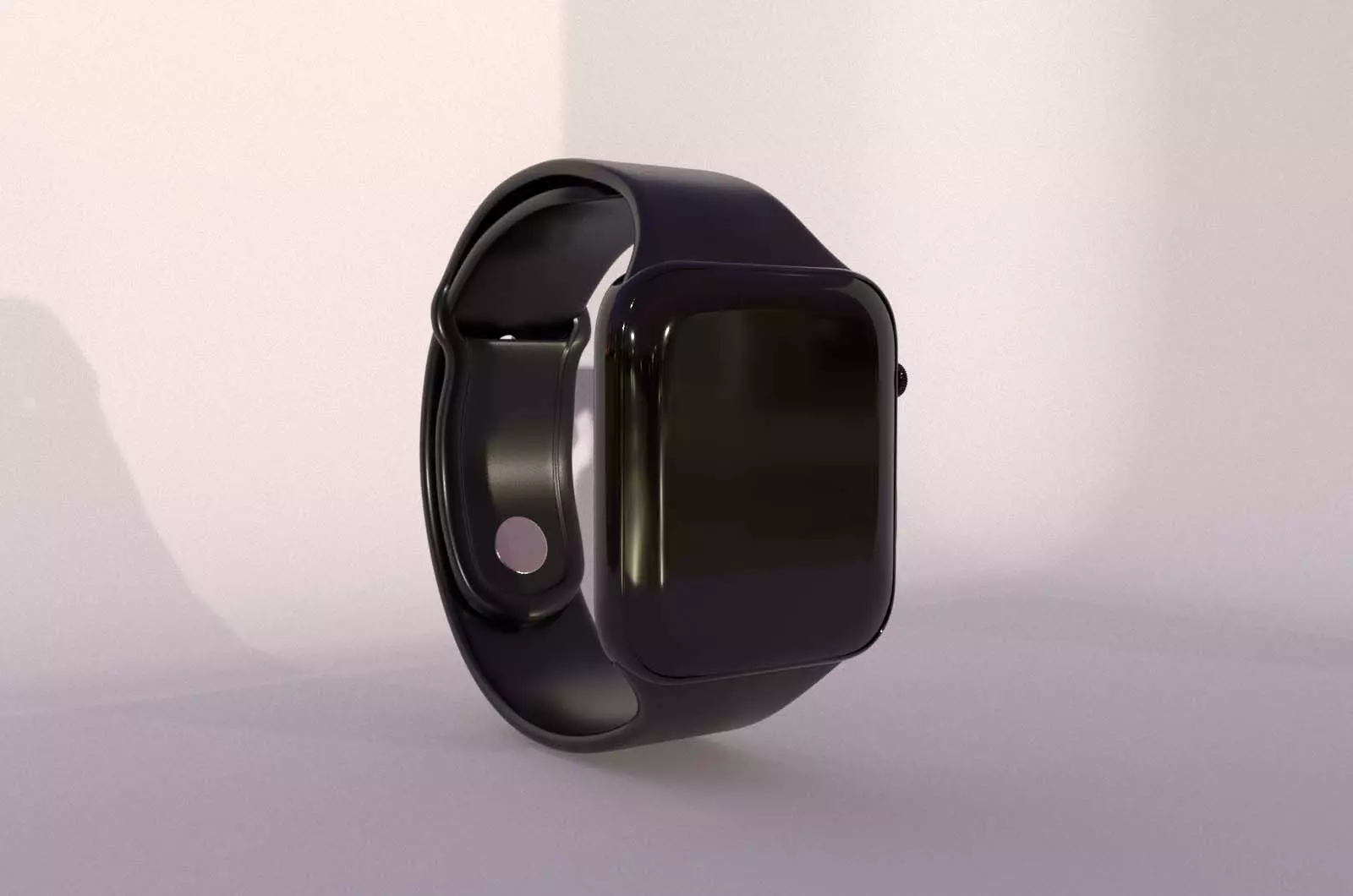Smartwatch Low-poly 3D model_0