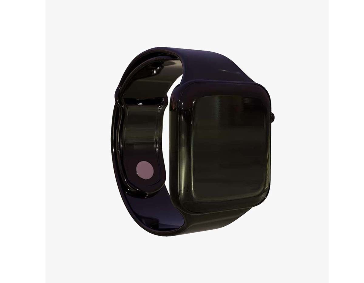 Smartwatch Low-poly 3D model_5