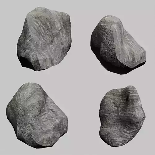 Low poly Rocks
