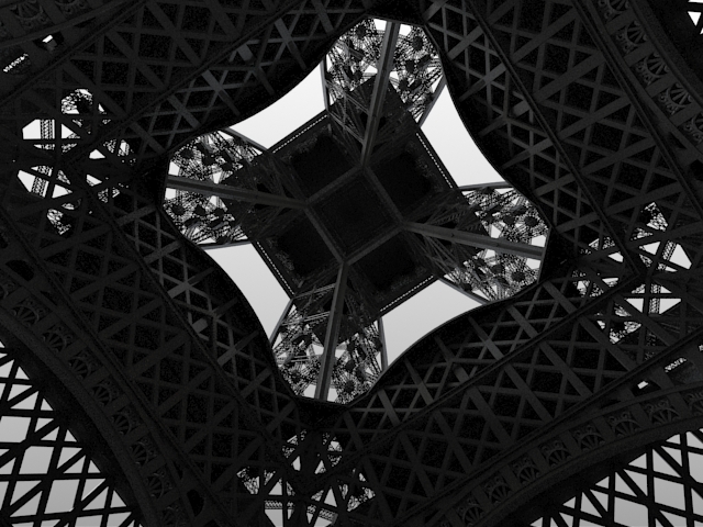 Eiffel Tower - Highly Detailed 3D model_6