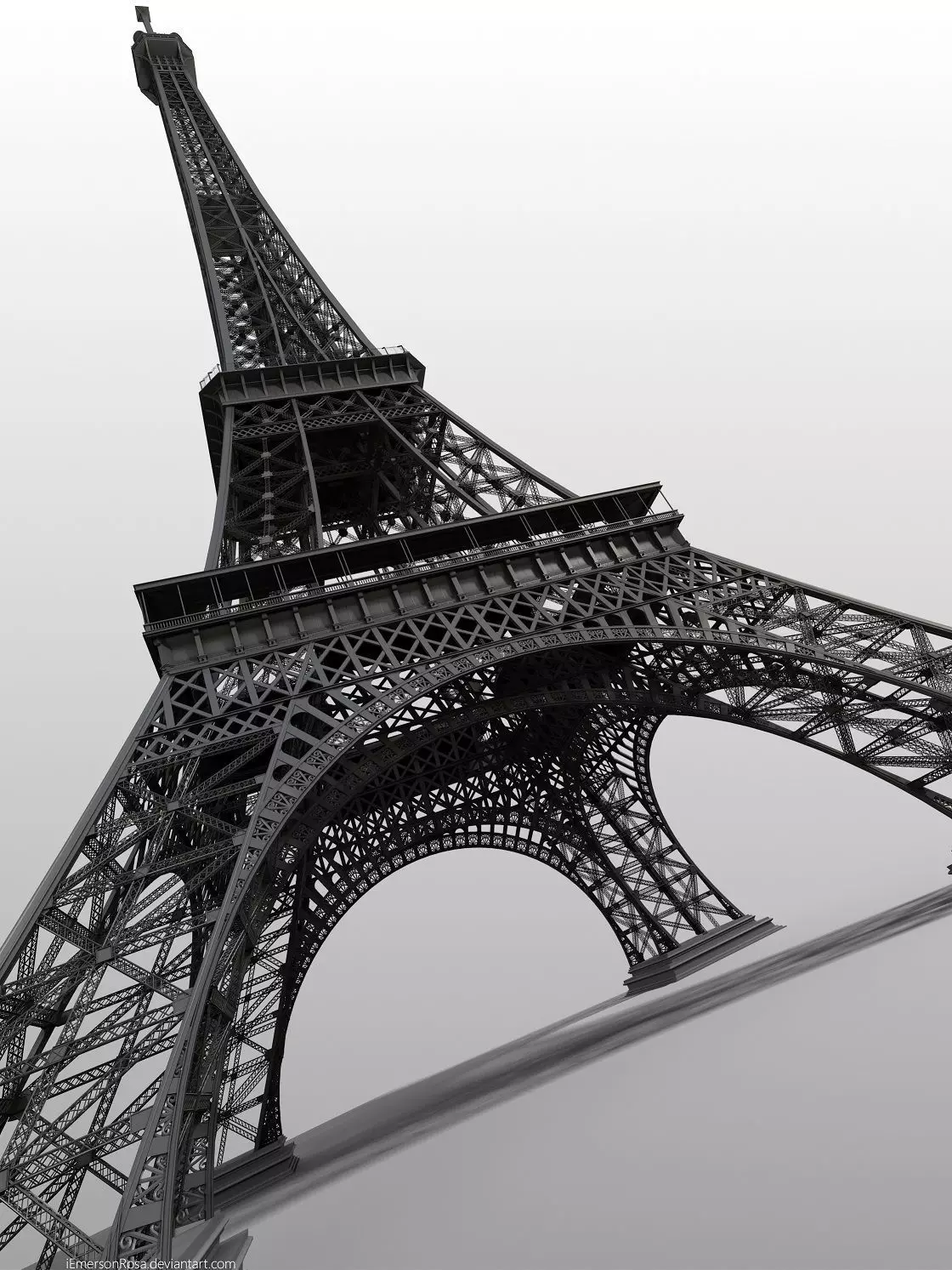 Eiffel Tower - Highly Detailed 3D model_0