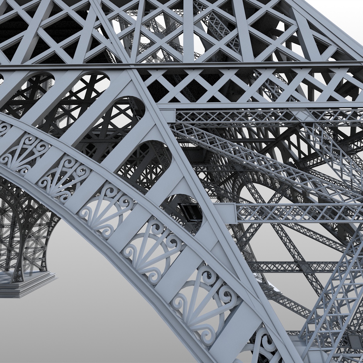 Eiffel Tower - Highly Detailed 3D model_1