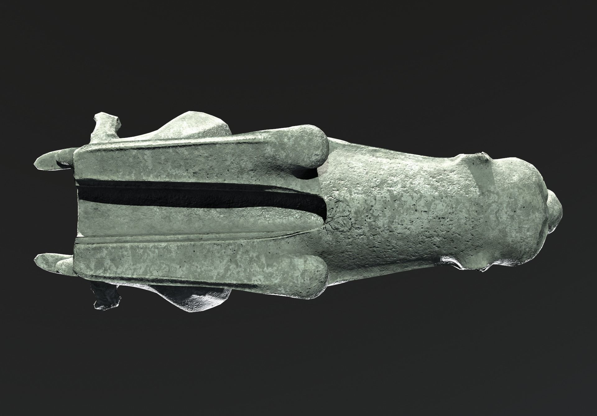 Waterspout Gargoyle Harpy Low-poly 3D model_4