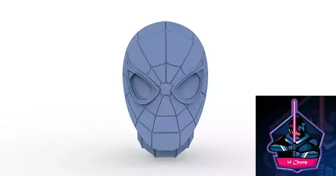 Iron Spiderman Infinity War Helmet ready to 3d print