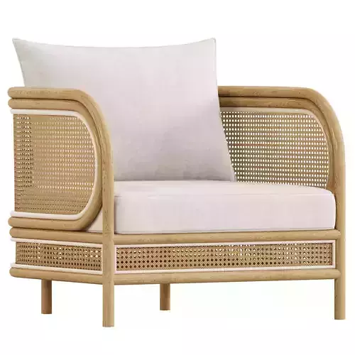 Hepburn Rattan Lounge Chair