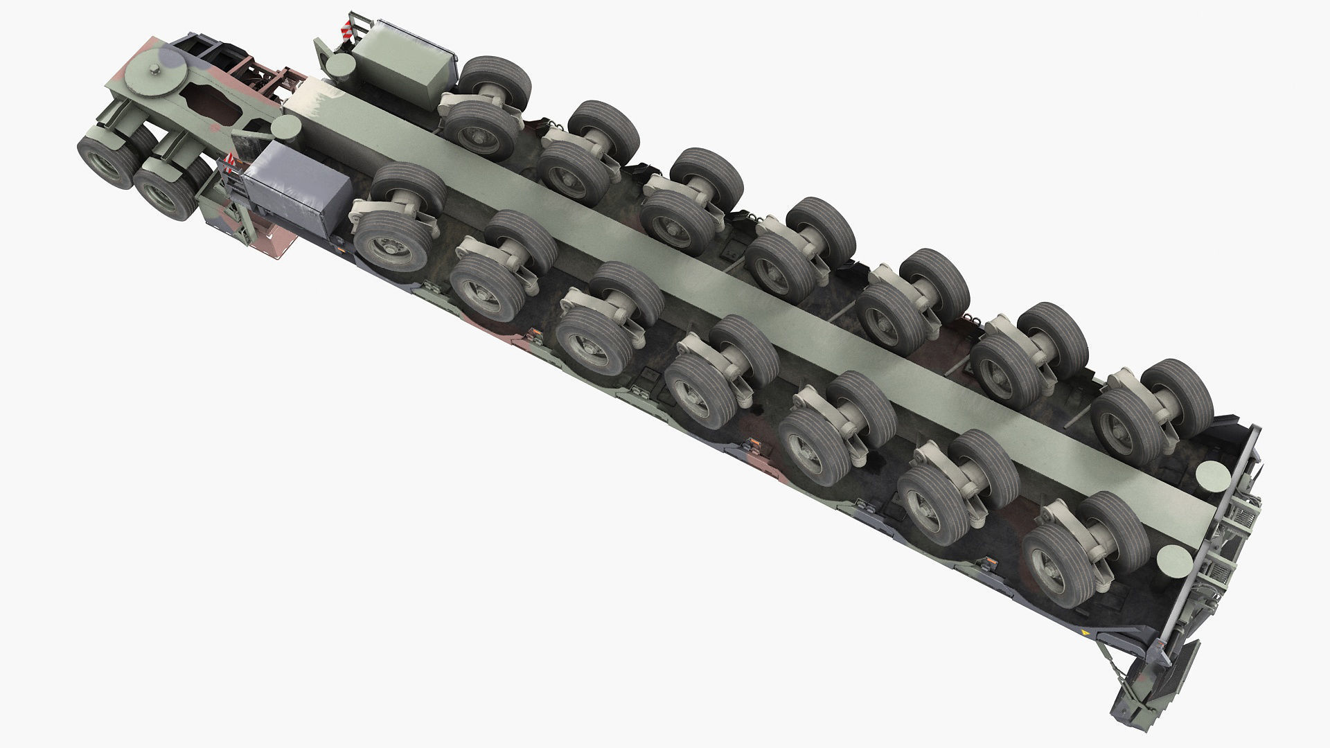 SaAnh 70t Military semi-trailer 3D model_7