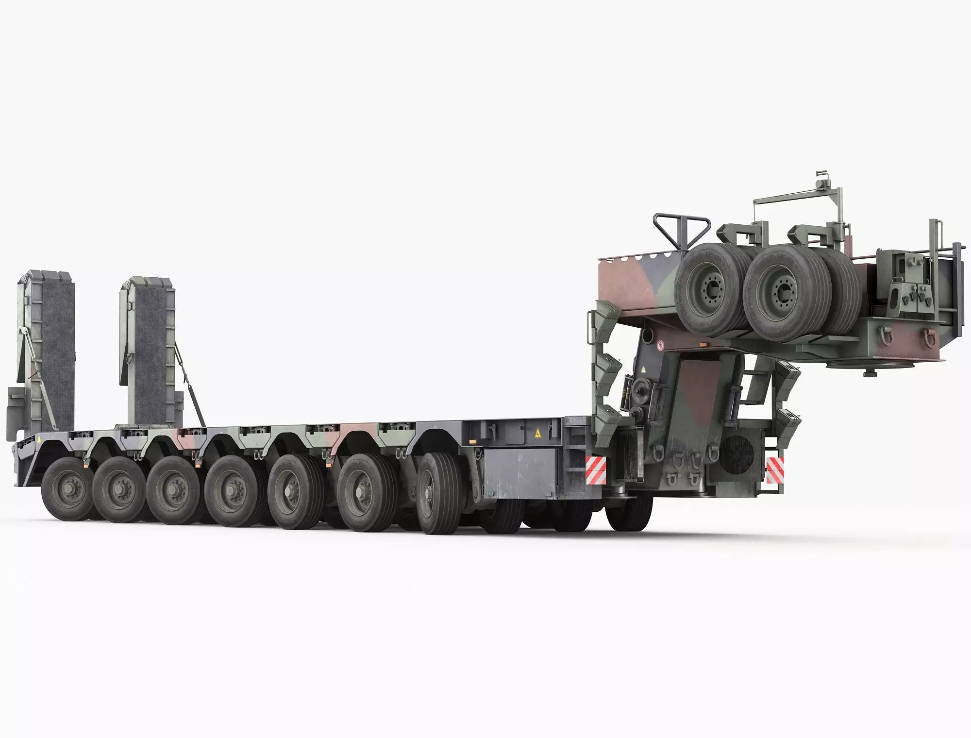 SaAnh 70t Military semi-trailer 3D model_0