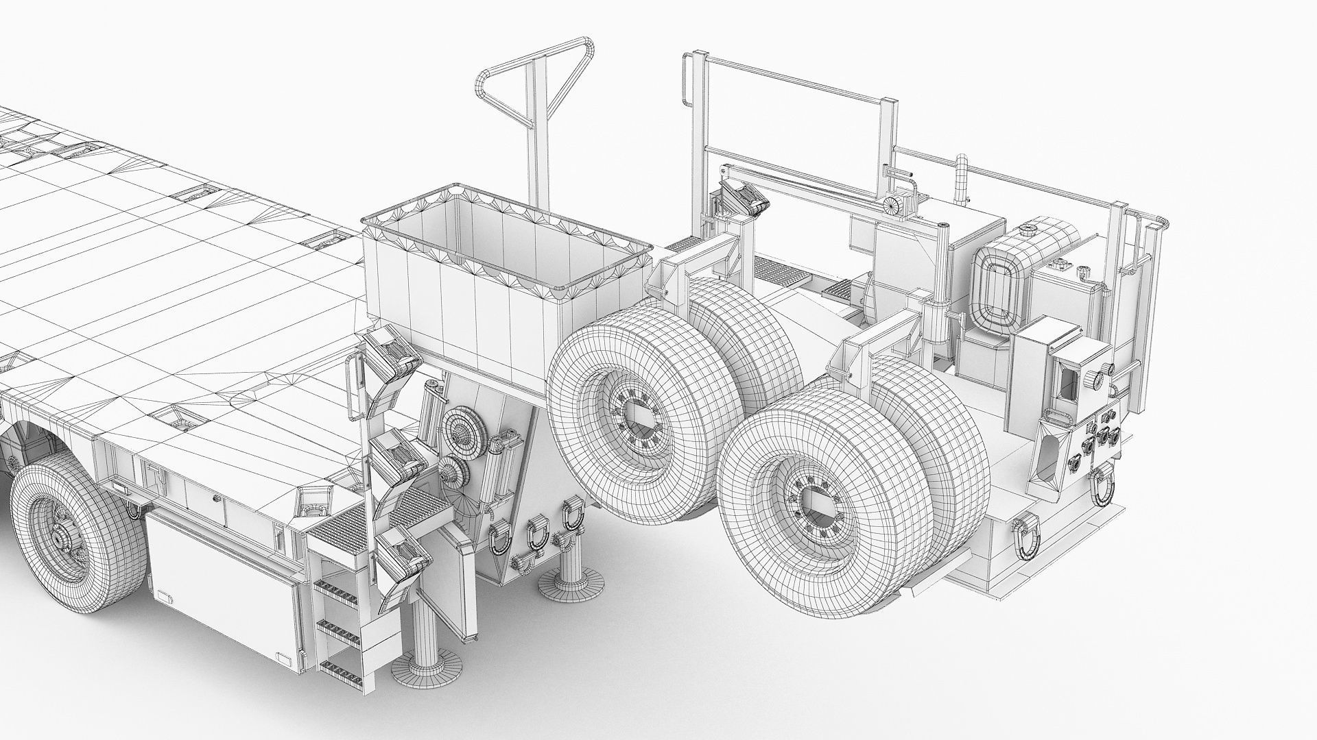 SaAnh 70t Military semi-trailer 3D model_24