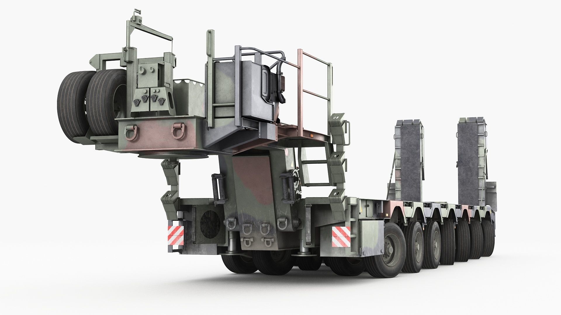 SaAnh 70t Military semi-trailer 3D model_6