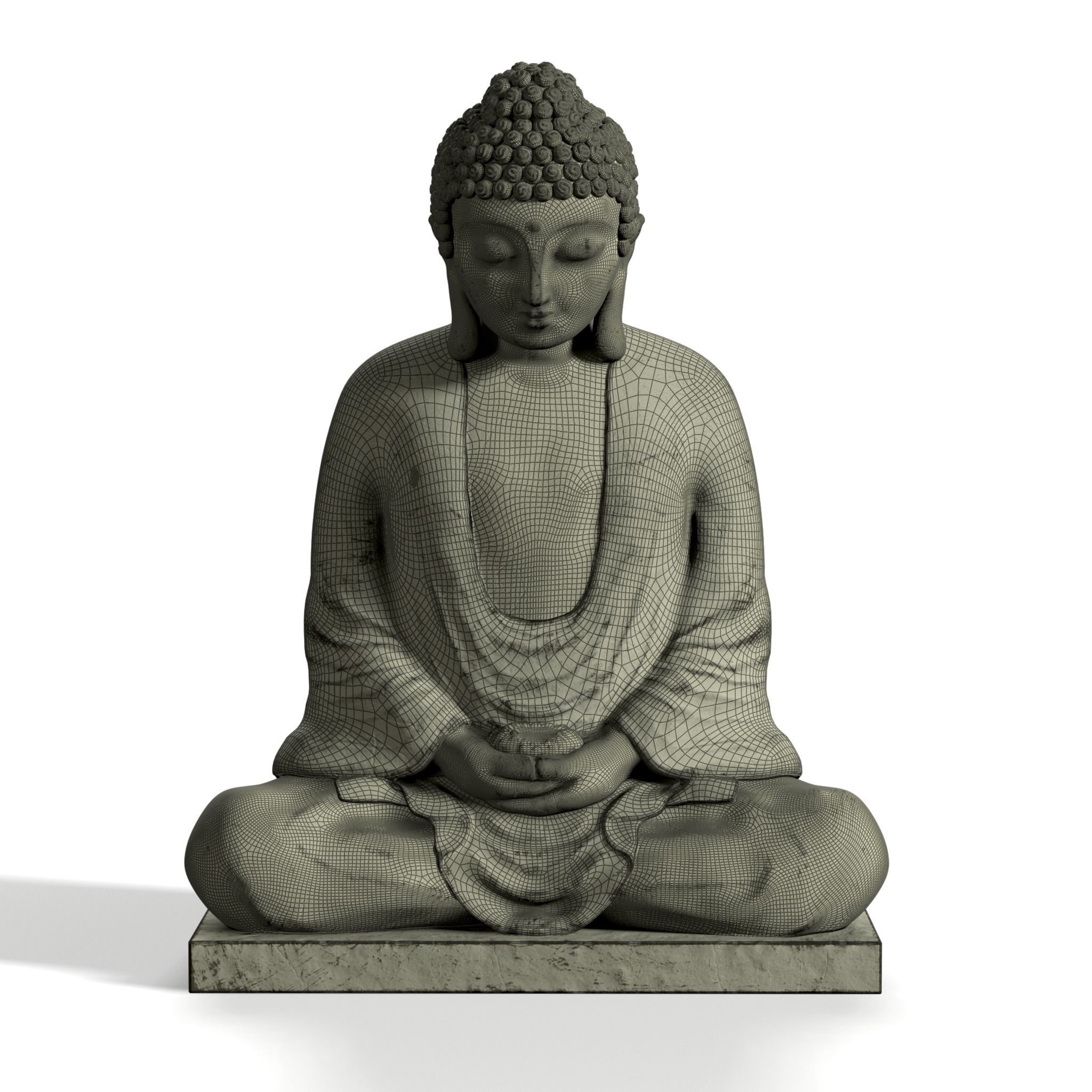 Buddha 3D model_3