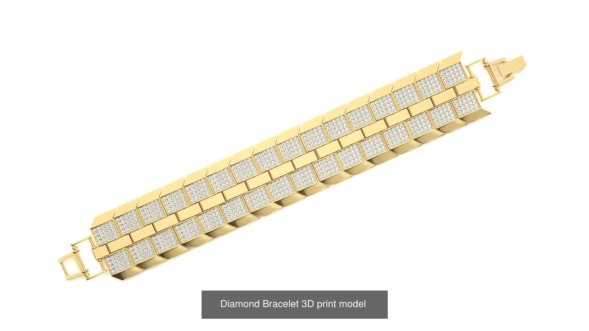 259 Chain Type Bracelets Mega Pack 3dm stl renders gemmap  3D Model Collection_36