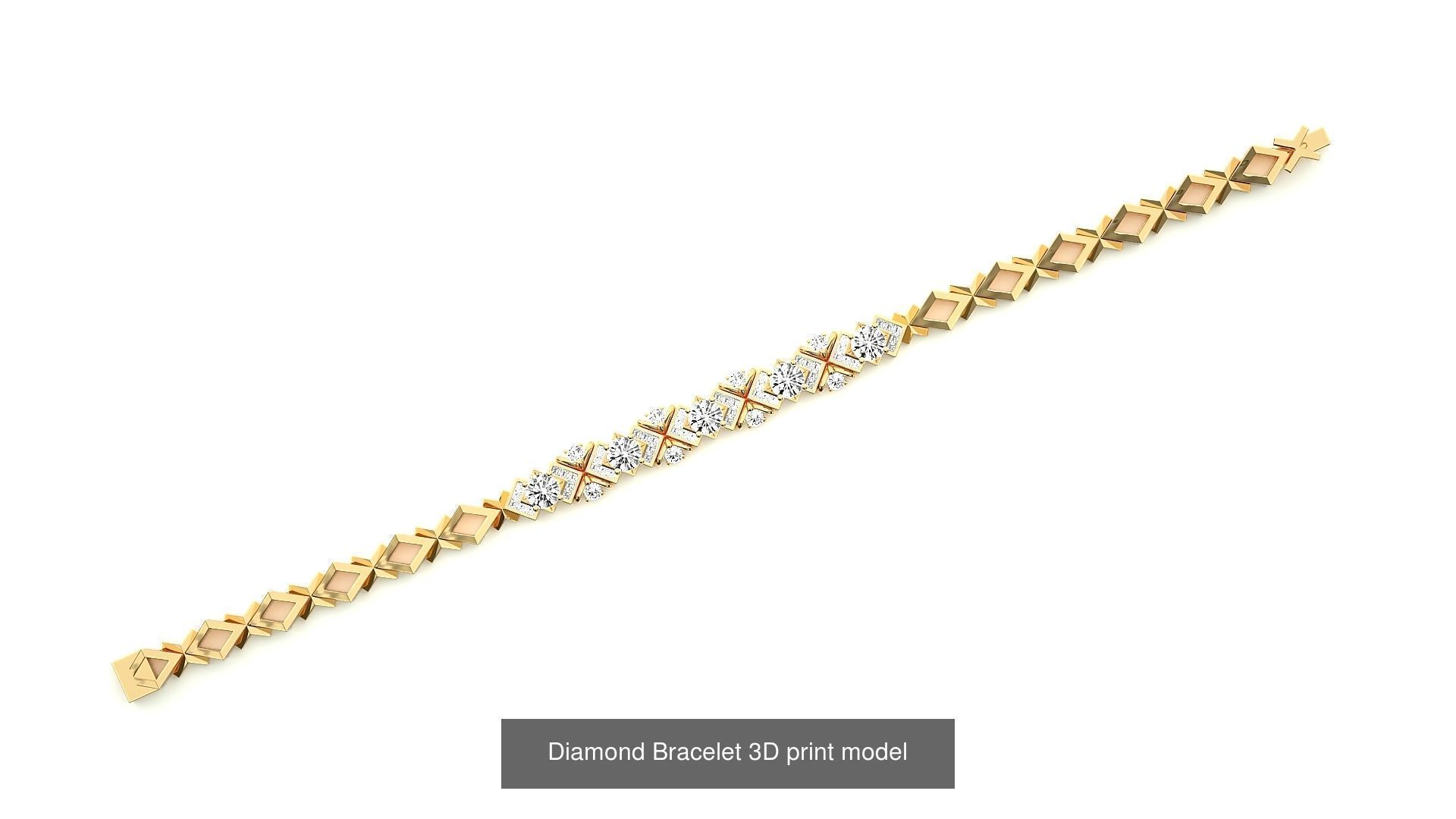 259 Chain Type Bracelets Mega Pack 3dm stl renders gemmap  3D Model Collection_70