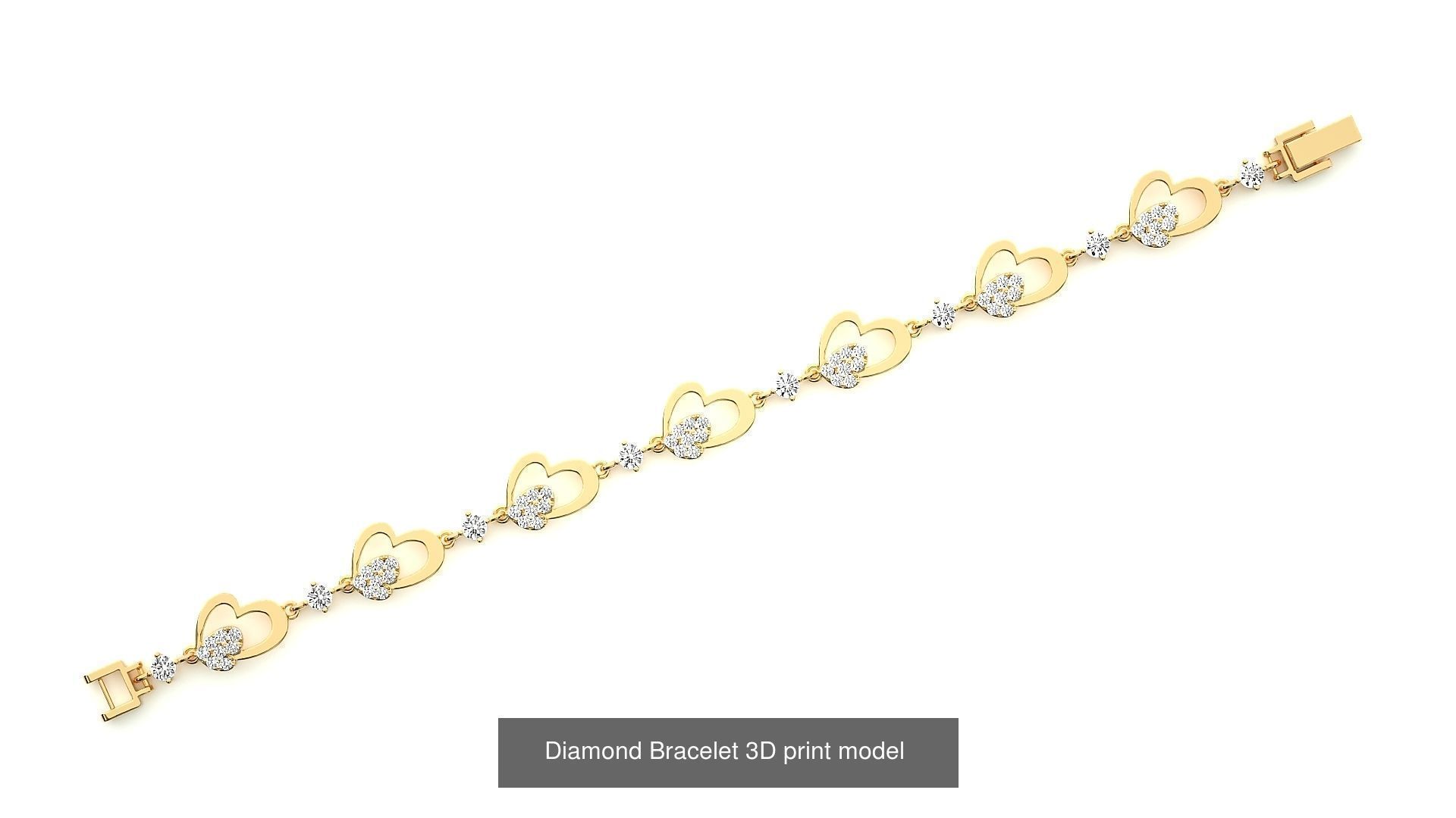 259 Chain Type Bracelets Mega Pack 3dm stl renders gemmap  3D Model Collection_97