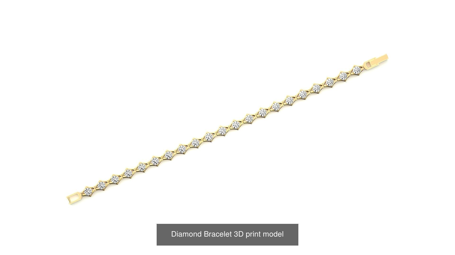 259 Chain Type Bracelets Mega Pack 3dm stl renders gemmap  3D Model Collection_78