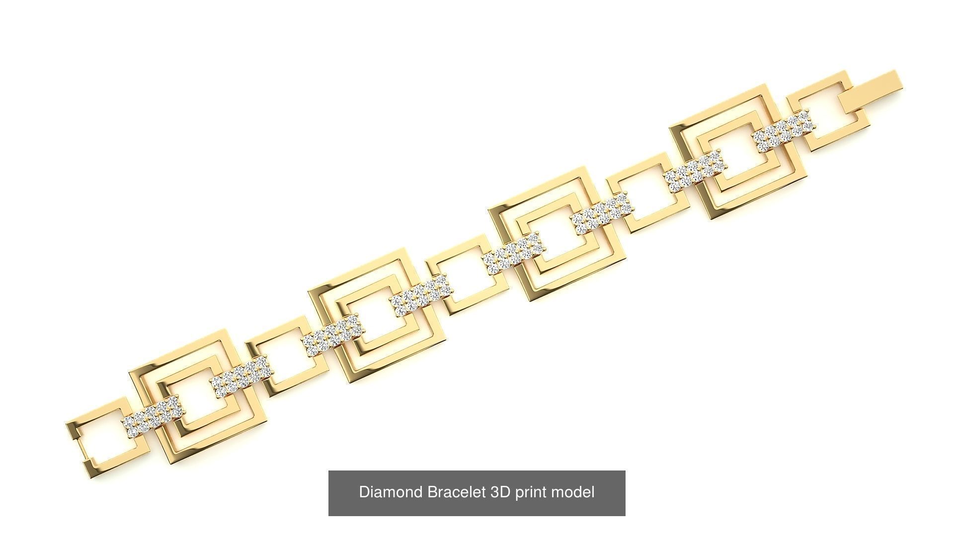 259 Chain Type Bracelets Mega Pack 3dm stl renders gemmap  3D Model Collection_92