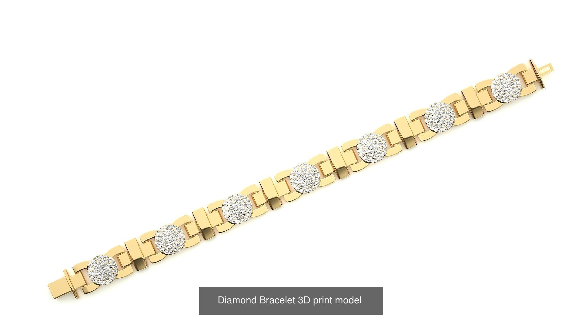 259 Chain Type Bracelets Mega Pack 3dm stl renders gemmap  3D Model Collection_142