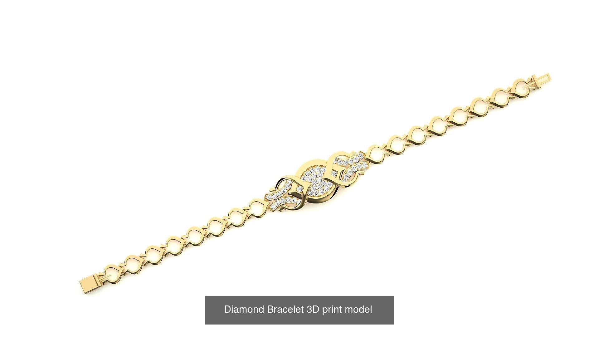 259 Chain Type Bracelets Mega Pack 3dm stl renders gemmap  3D Model Collection_176