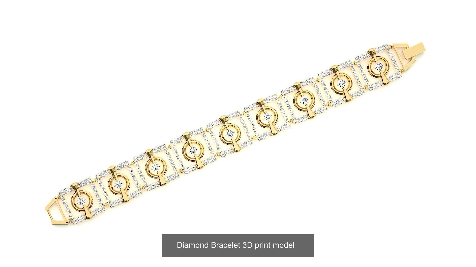 259 Chain Type Bracelets Mega Pack 3dm stl renders gemmap  3D Model Collection_130