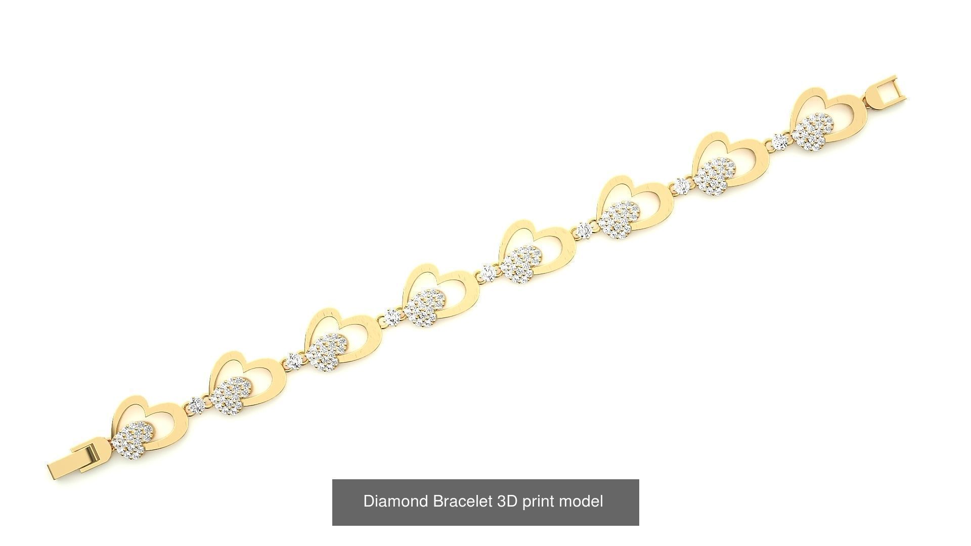 259 Chain Type Bracelets Mega Pack 3dm stl renders gemmap  3D Model Collection_86