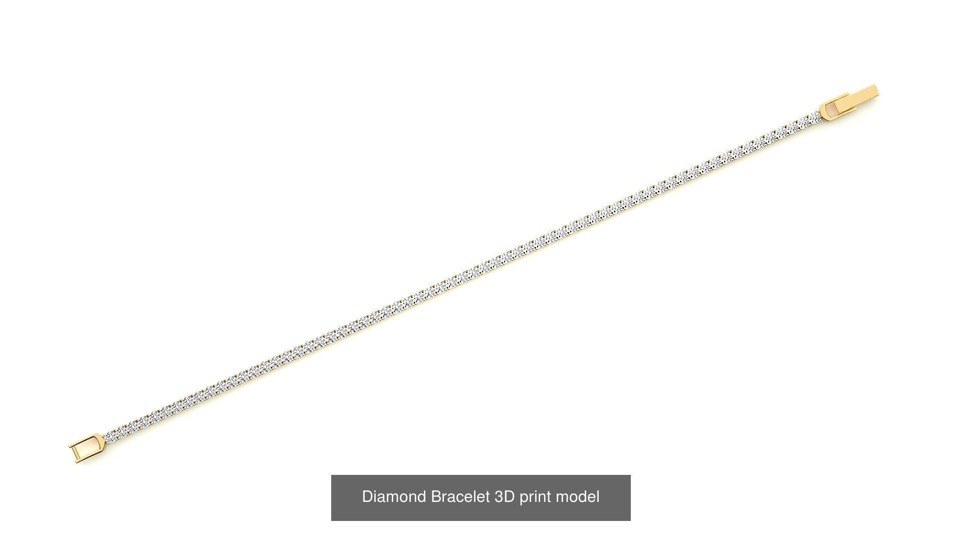 259 Chain Type Bracelets Mega Pack 3dm stl renders gemmap  3D Model Collection_39