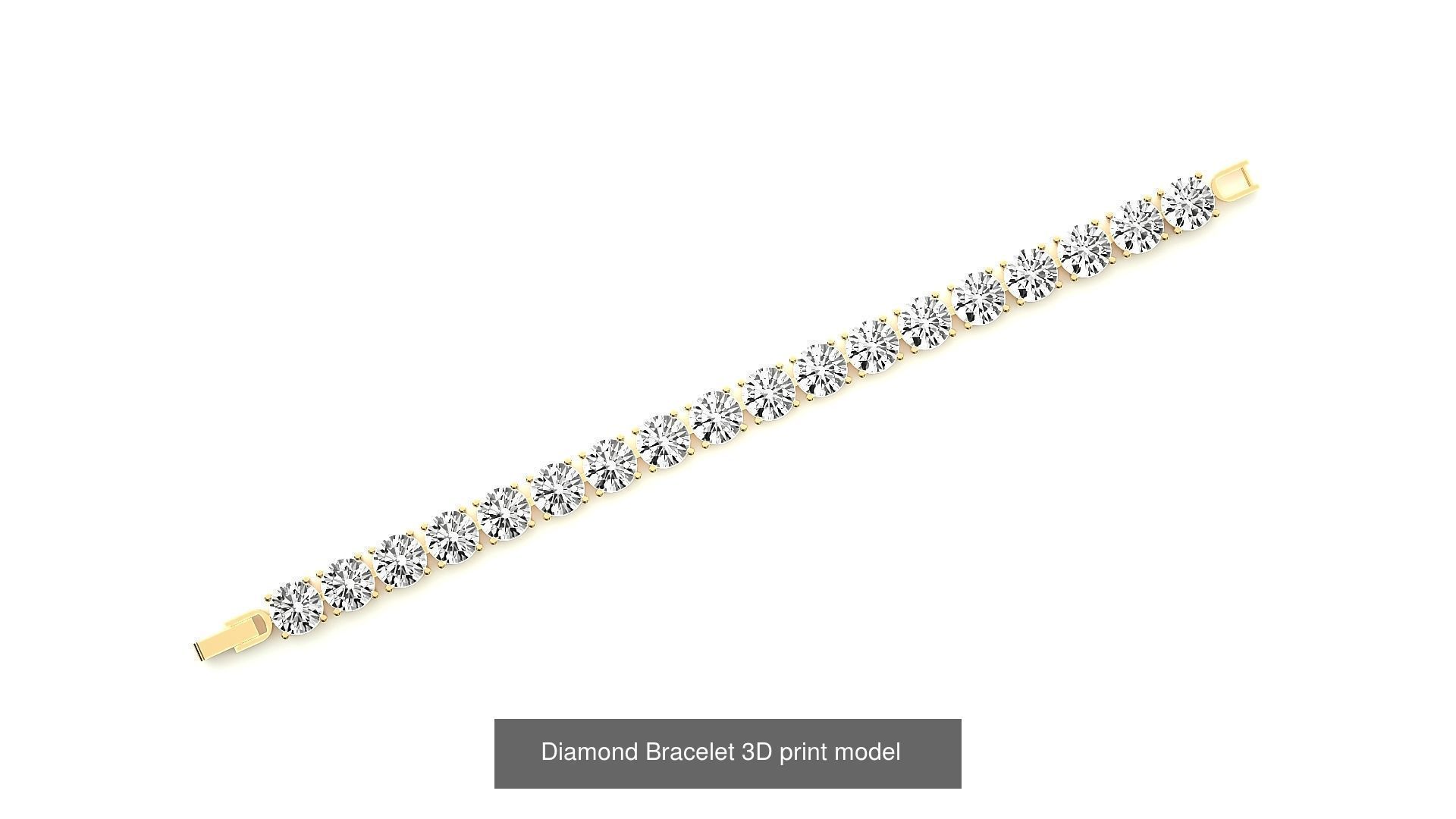 259 Chain Type Bracelets Mega Pack 3dm stl renders gemmap  3D Model Collection_102