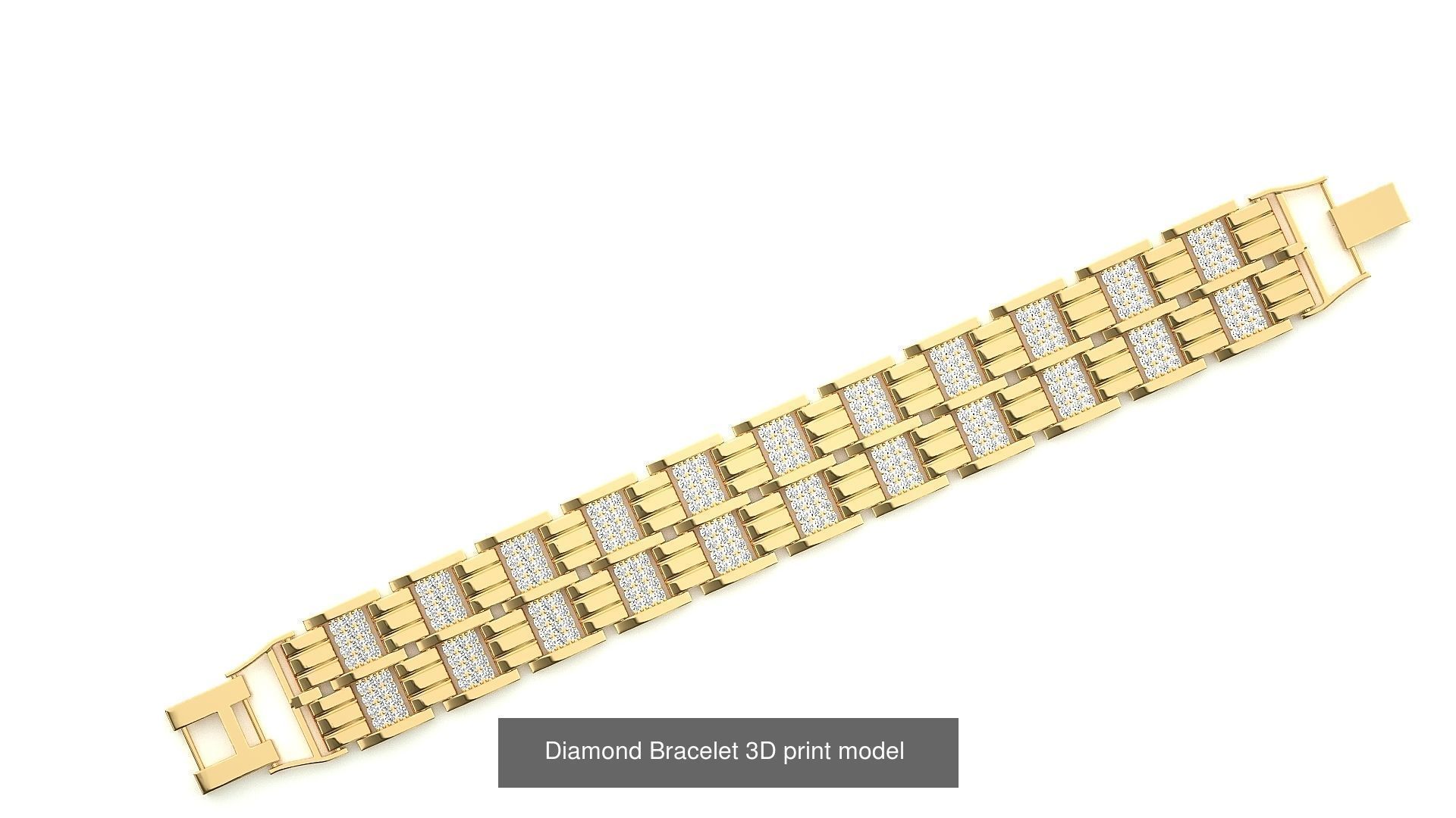 259 Chain Type Bracelets Mega Pack 3dm stl renders gemmap  3D Model Collection_139