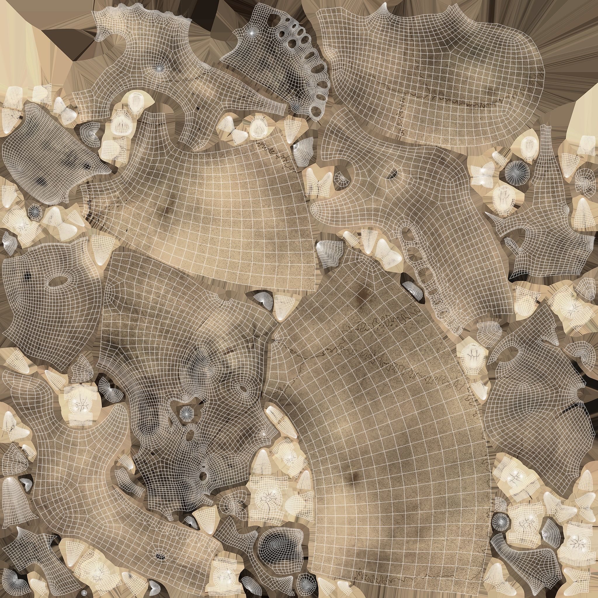 Realistic human skull 02 Low-poly 3D model_8