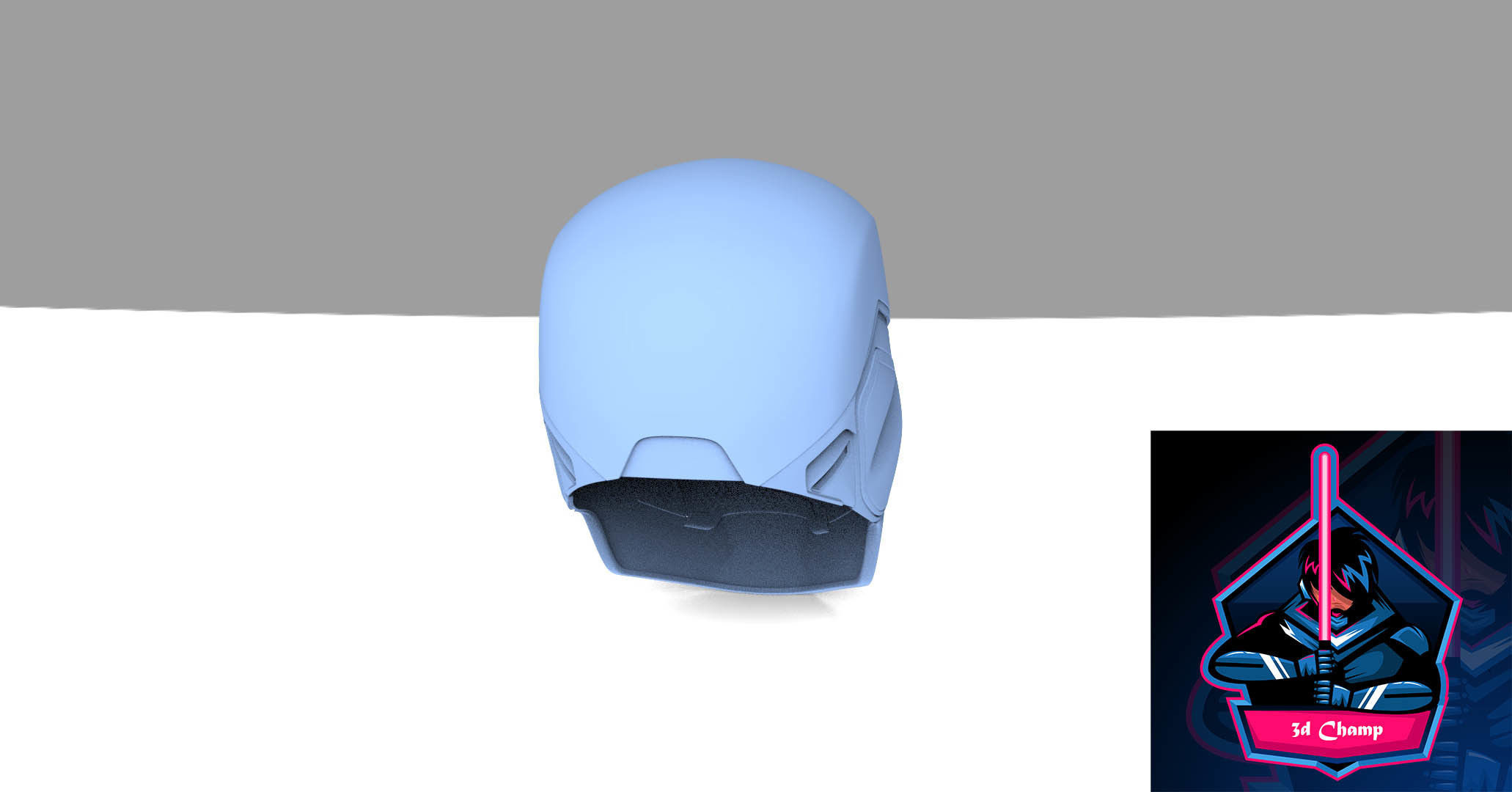 Iron Man MK85 Endgame Helmet ready to 3d printing 3D model_4