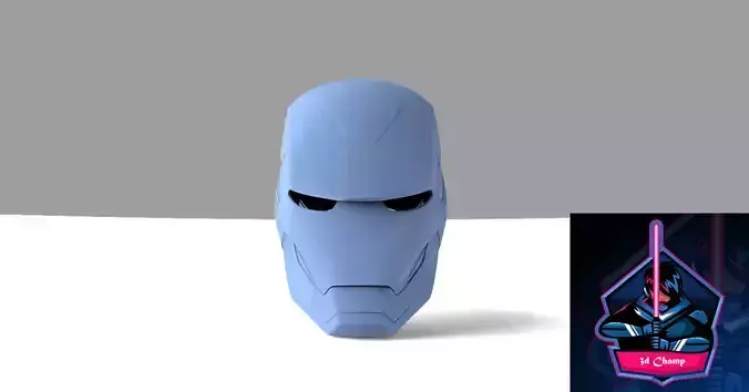 Iron Man MK85 Endgame Helmet ready to 3d printing