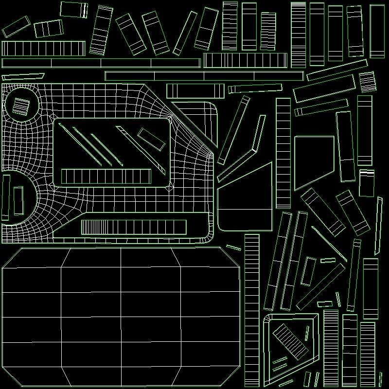 control panel 3D model_11
