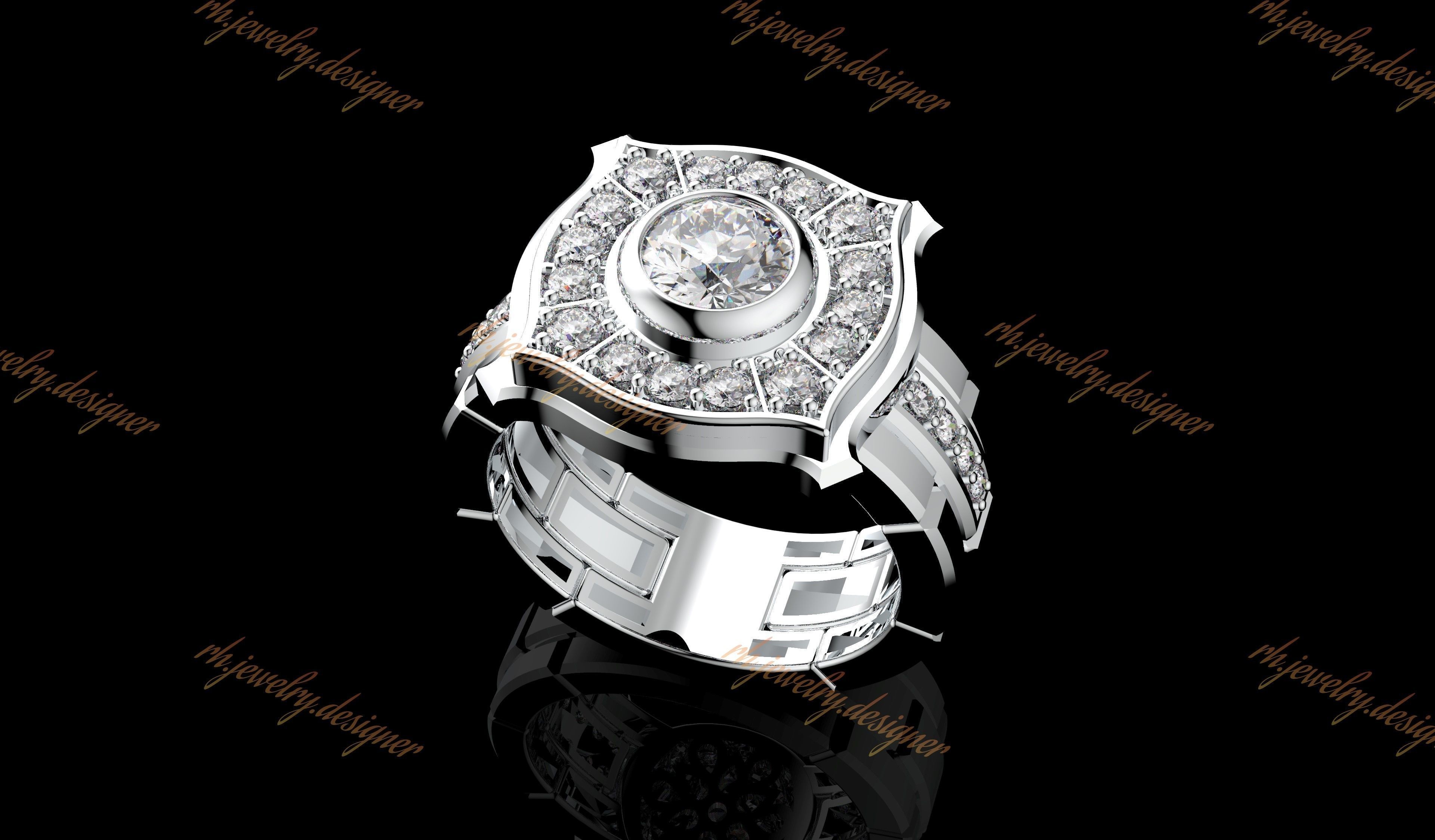 Gold N1073 3D print model_8