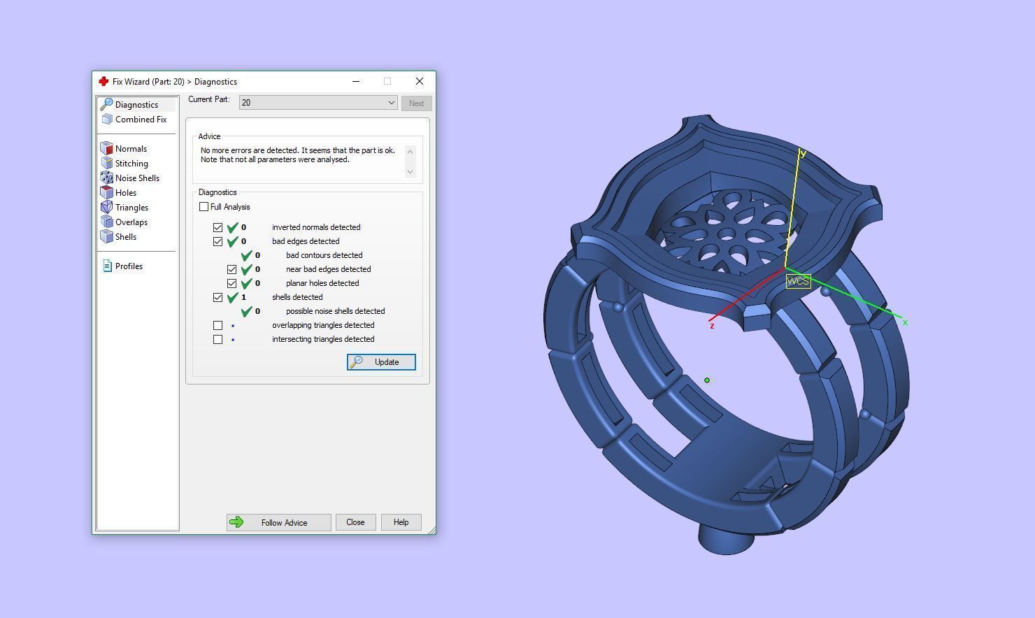 Gold N1073 3D print model_9