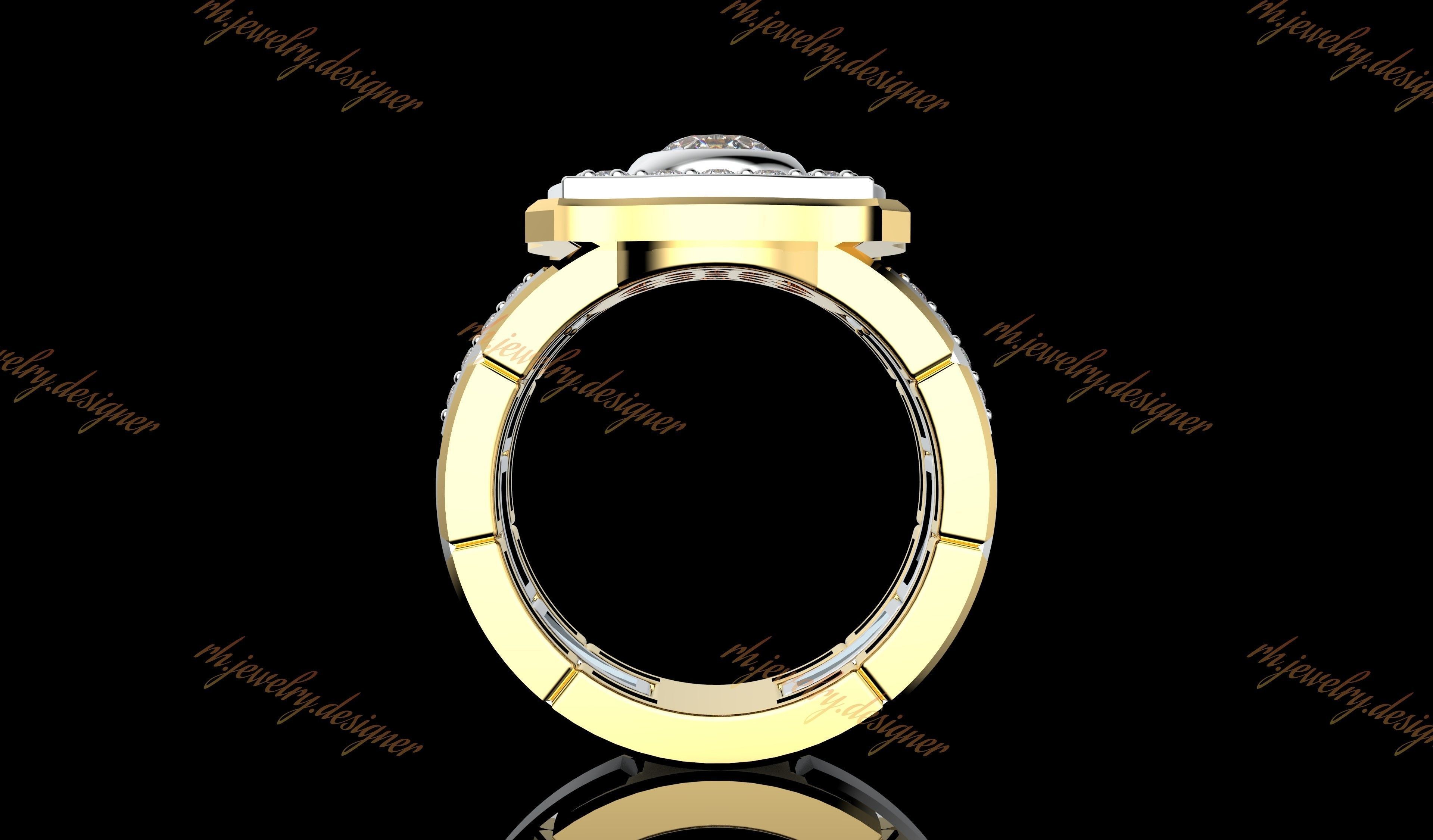 Gold N1073 3D print model_5