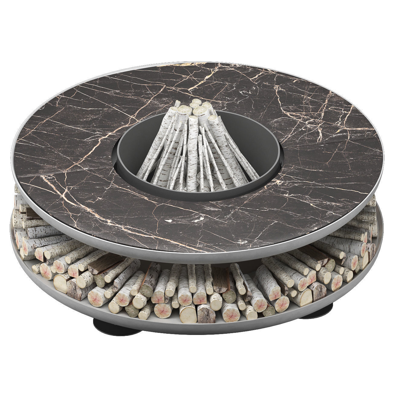 Fire pit moon 3D model_13