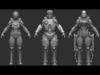 Modular Sci Fi Warriors ZTool Source Files 3D model_1