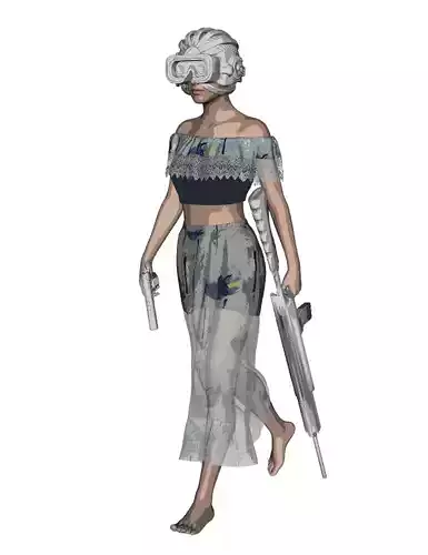 MG3-092023  Cyberpunk Headset 3D print model