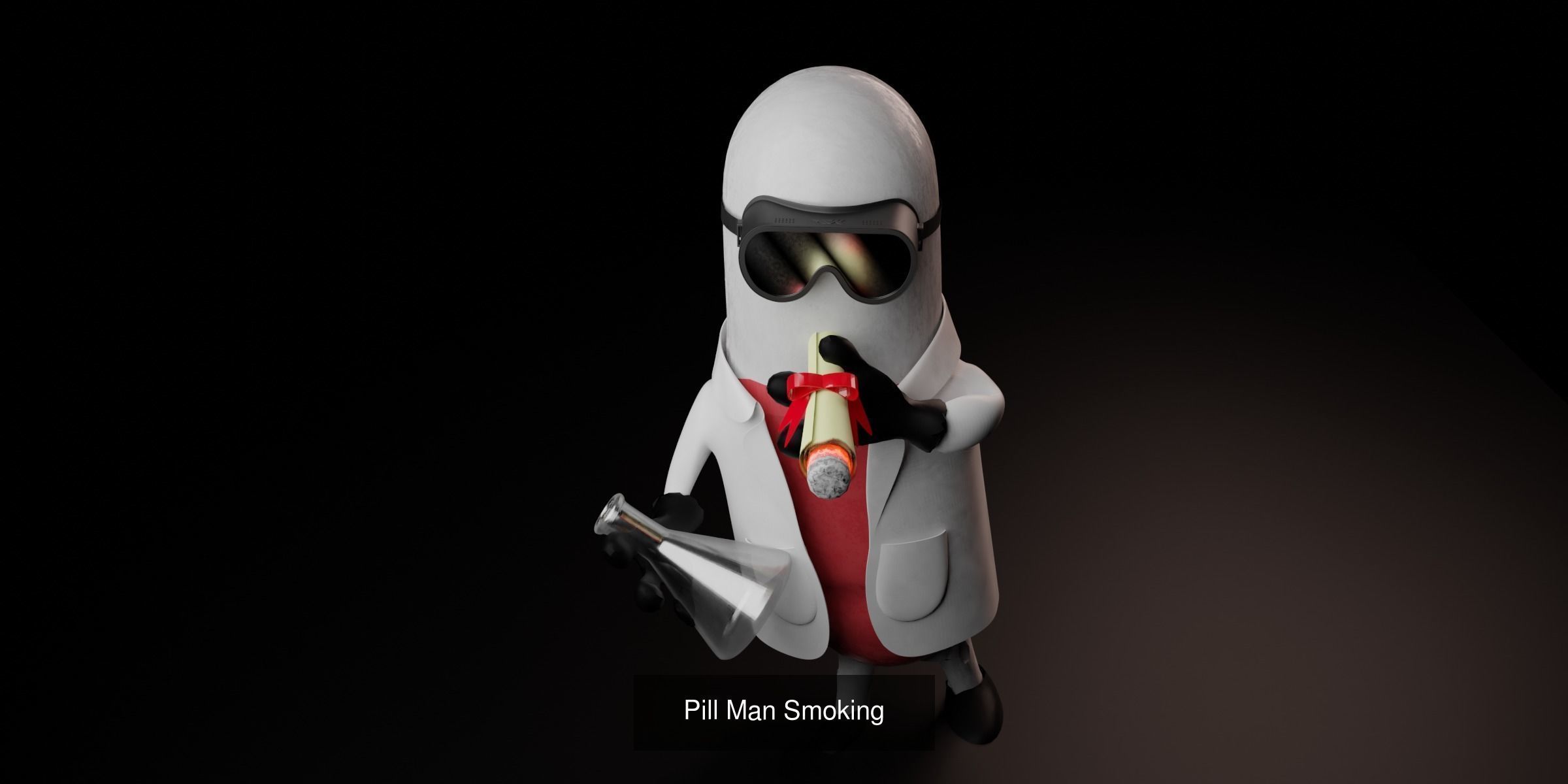 The Pill Man Story 3D Model Collection_2