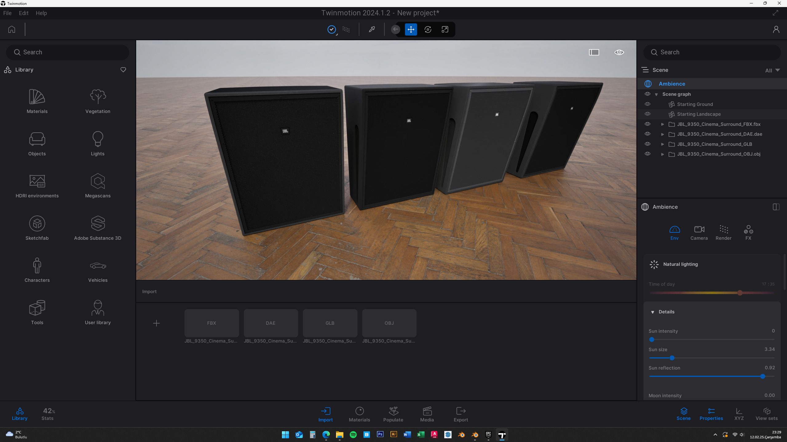 JBL 9350 Cinema Surround Monitor 3D model_10