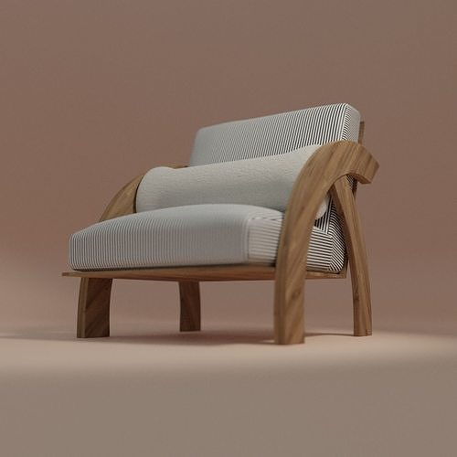 Hand chair 3D model