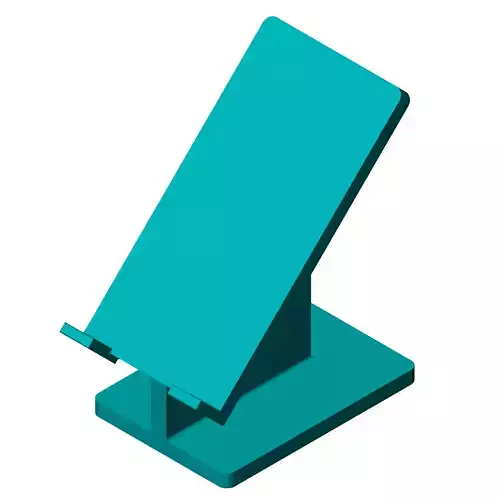 Cell Phone Holder Stand 3d Model for 3d Printing