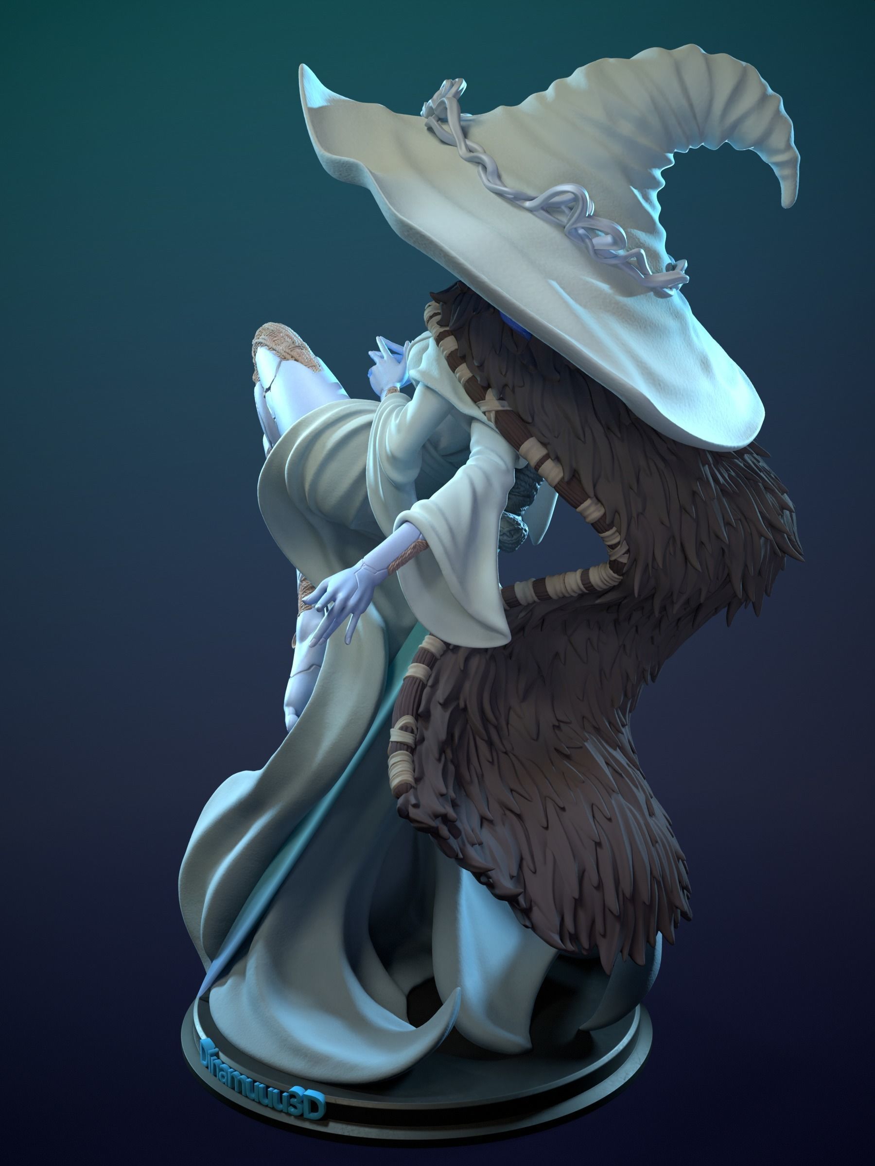 Ranni The Witch Elden Ring Multi Versions SFW NSFW STL 3D print model_3