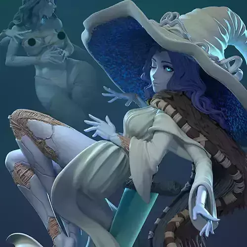 Ranni The Witch Elden Ring Multi Versions SFW NSFW STL