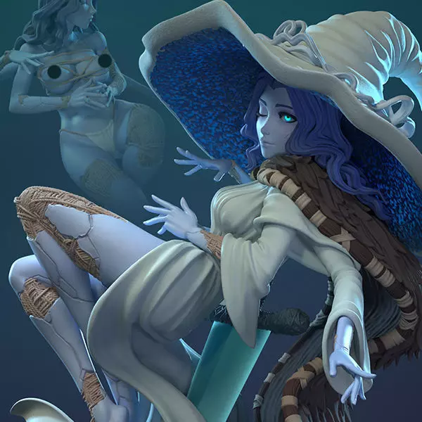 Ranni The Witch Elden Ring Multi Versions SFW NSFW STL 3D print model_0